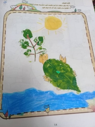 کاردستی دانش آموزان پیش دبستانی