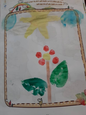 کاردستی دانش آموزان پیش دبستانی