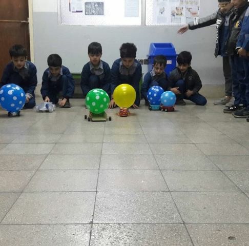 ساخت ماشین بادکنکی پایه دوم
